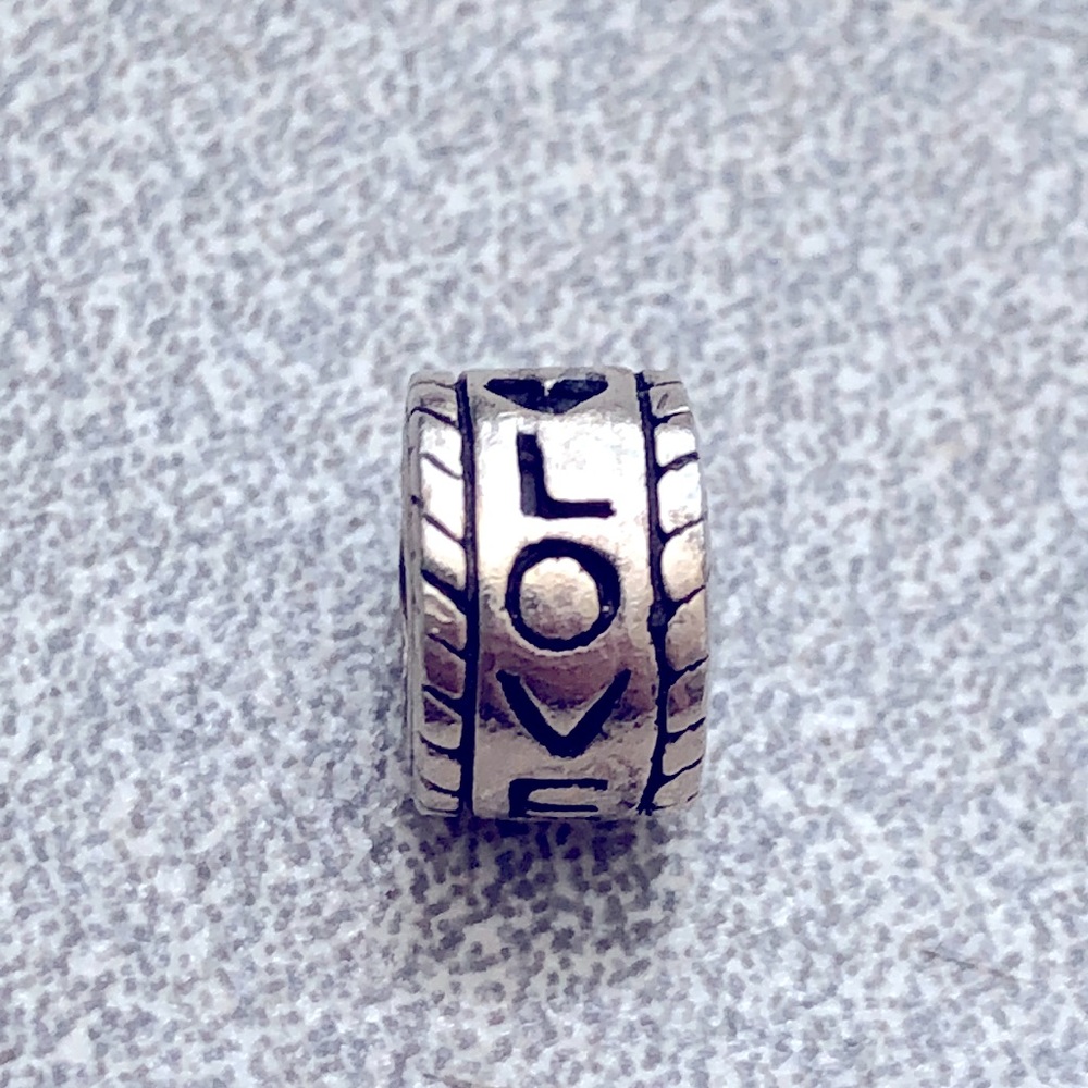 Pandora LOVE ❤️ Spacer Charm 925 IBB THAI Sterling small bracelet cute gift